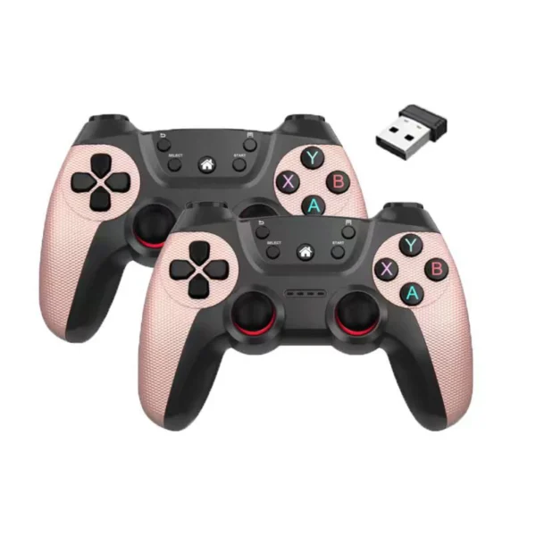 NEW Arrivals Wireless 2.4G Double Game Controller Video Game For Game Box Game Stick PC Smart TV Box 2.4G Gamepad Joystick - Image 3
