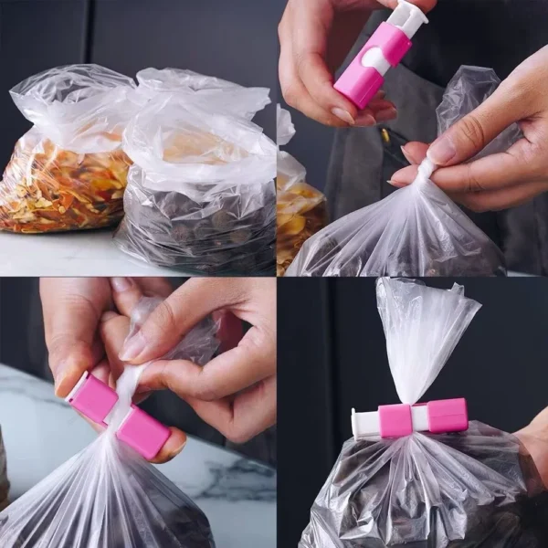 60-1Pcs Food Sealing Clips Bread Storage Bag Clips For Snack Wrap Bags Spring Clamp Reusable Kitchen Organization Sealing Clamp - Image 4
