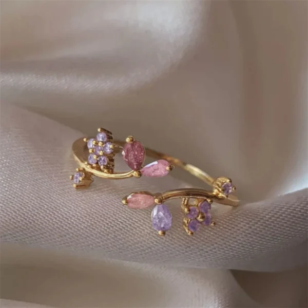1pc New Y2K ins Cute Colorful Zircon Heart Flower Moon Butterfly For Women Girls Exquisite Fashion Jewelry Gifts - Image 36