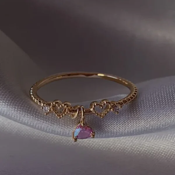 1pc New Y2K ins Cute Colorful Zircon Heart Flower Moon Butterfly For Women Girls Exquisite Fashion Jewelry Gifts - Image 52