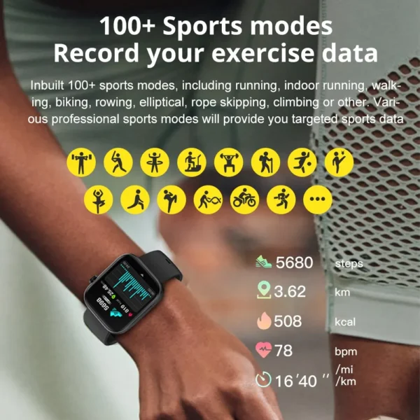COLMI P71 Voice Calling Smartwatch Men Health Monitoring IP68 Waterproof Smart Notifications Voice Assistant Smart Watch Women - Image 6
