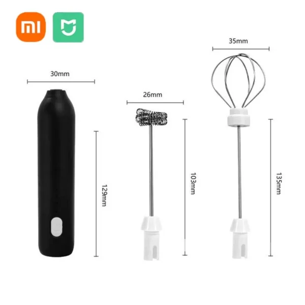 XIAOMI Electric Milk Frother Mini Handheld Wireless Powerful Type-C Rechargeable Convenience Coffee Milk Whipping Kitchen Whisks - Image 11
