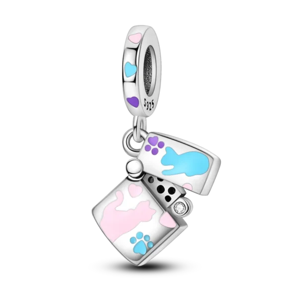 100% 925 Silver Funny Playable Charms Beads Smart Watch Tarot Bike Travel Dangle Fit Original Bangle Bracelet DIY Jewelry - Image 23