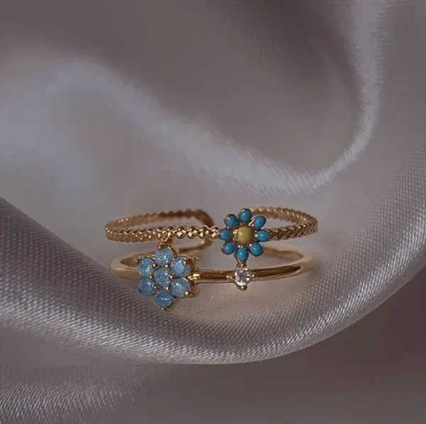 1pc New Y2K ins Cute Colorful Zircon Heart Flower Moon Butterfly For Women Girls Exquisite Fashion Jewelry Gifts - Image 31