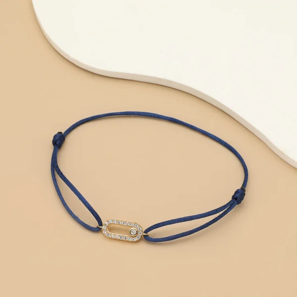 Adjusted Size Can Move Stone Multiple colors Rope Woven bracelet For Women And Men Fashion Jewelry 2024 New Bracelets Woman - Image 13
