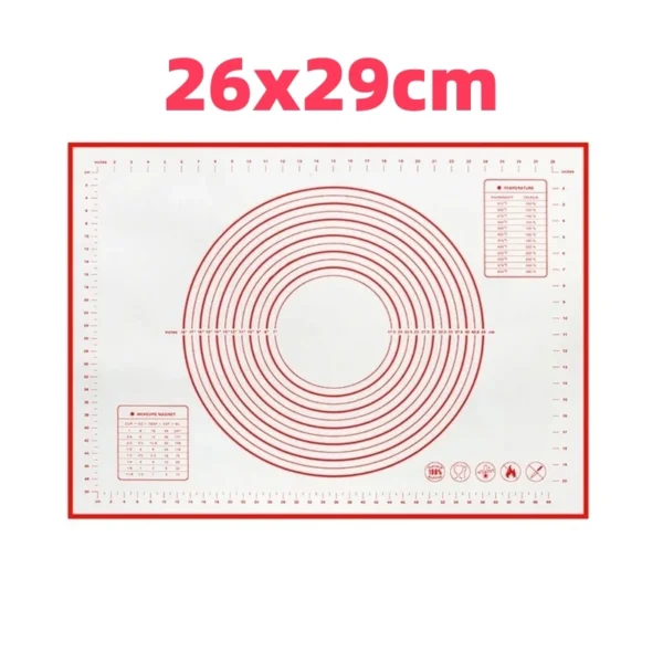 Silicone Baking Mat Kneading Pad Dough Mat Pizza Cake Dough Maker Kitchen Cooking Grill Non-Stick Gadgets Bakeware Pastry Mat - Image 14