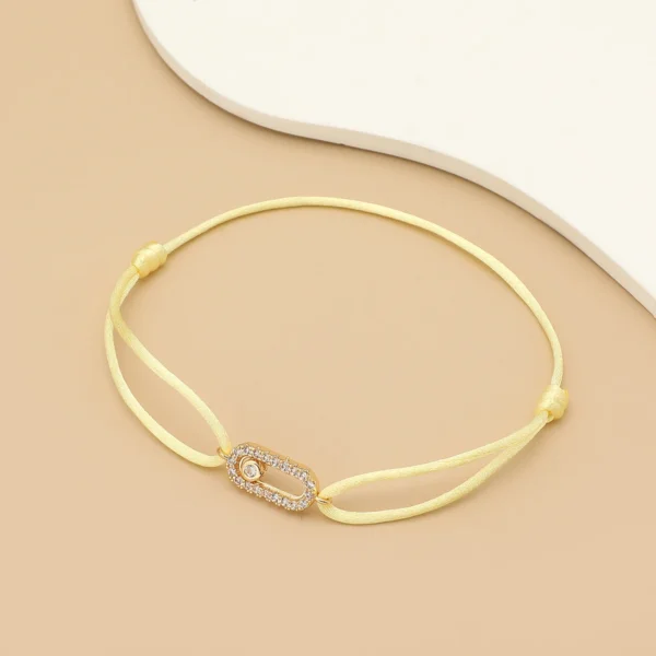 Adjusted Size Can Move Stone Multiple colors Rope Woven bracelet For Women And Men Fashion Jewelry 2024 New Bracelets Woman - Image 31