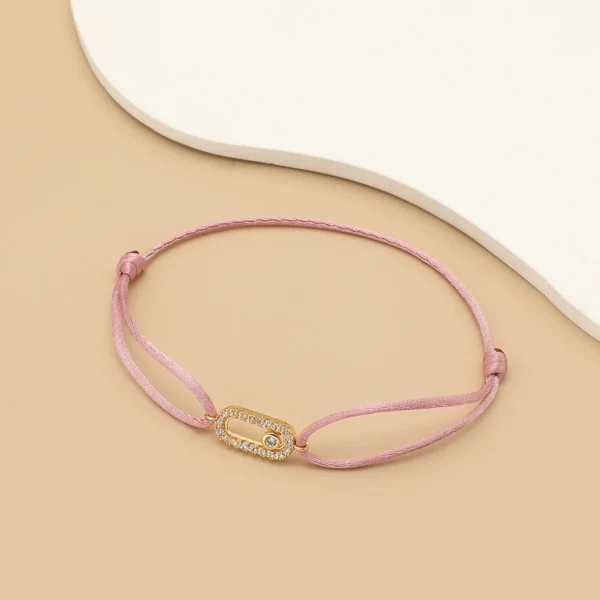 Adjusted Size Can Move Stone Multiple colors Rope Woven bracelet For Women And Men Fashion Jewelry 2024 New Bracelets Woman - Image 35