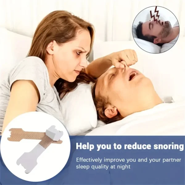 20-100pcs Snoring Stickers Breathing Nose Strips Physical Airway Expansion for Improved Nose Vent Anti-Snoring Comfort Sleep Aid - Image 5