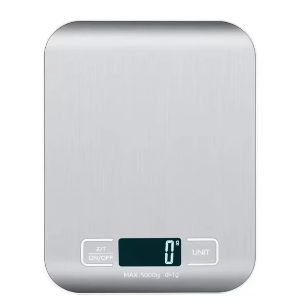 Digital Kitchen Scale LED Display 5kg/1g Stainless Steel Panel Electronic Scales Home Jewelry Food Snacks Weighing Baking Tools - Image 7