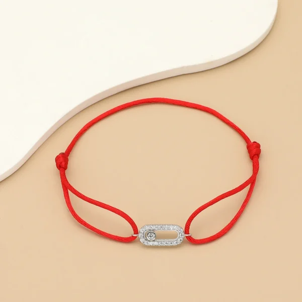 Adjusted Size Can Move Stone Multiple colors Rope Woven bracelet For Women And Men Fashion Jewelry 2024 New Bracelets Woman - Image 16