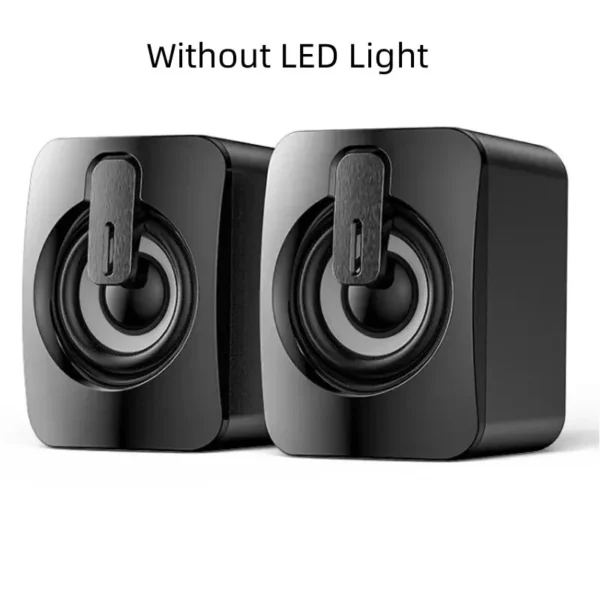 Computer Speakers PC Sound Box HIFI Stereo Microphone USB Wired Caixa De Som with LED Light For Desktop Computer - Image 7