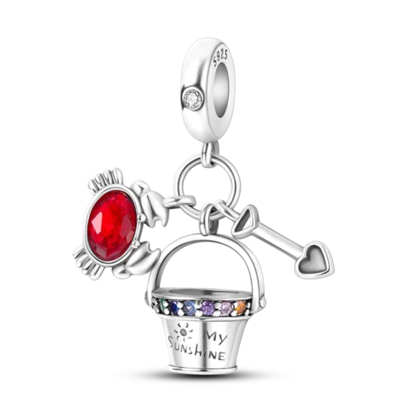 100% 925 Silver Funny Playable Charms Beads Smart Watch Tarot Bike Travel Dangle Fit Original Bangle Bracelet DIY Jewelry - Image 21