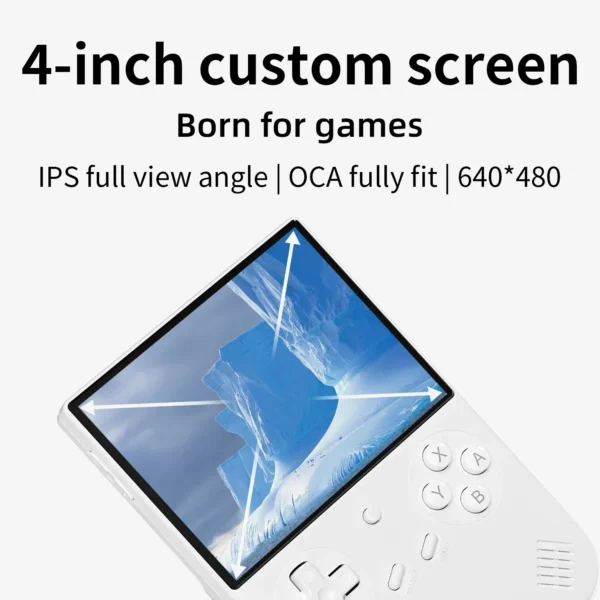 ANBERNIC RG40XXV Handheld Game Console 4'' IPS Screen Video Output Joystick RGB lighting Effect Streaming RG 40XXV E-book Player - Image 3