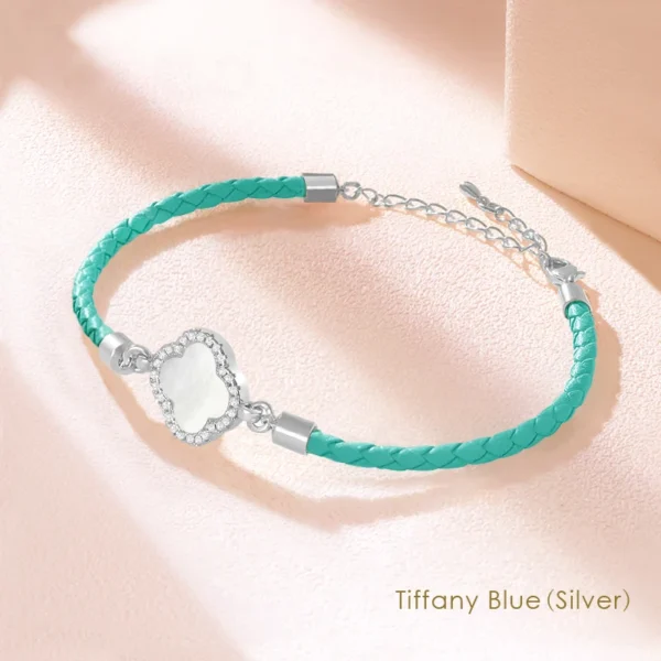 MOONLIGHT Classic Design Natural Shell Four-Leaf Clover Bracelet for Women Adjustable Charm Leather Bracelet Female Jewelry Gift - Image 17