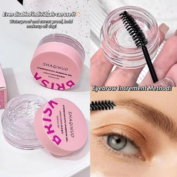 Three-dimensional Eyebrow Shaping Soap Eyebrow Gel Gel Texture Creates Natural Eyebrows Styling - Image 5