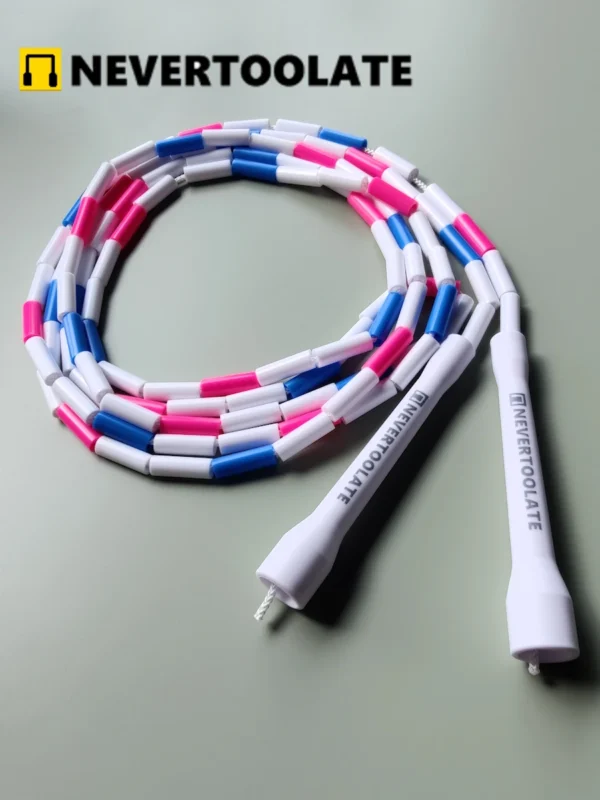 NEVERTOOLATE 4.5MM core 150 gram heavy beaded coach chris  2.9m hard bead beaded rope fitness freestyle skipping jump rope - Image 13