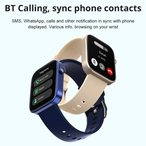 COLMI P71 Voice Calling Smartwatch Men Health Monitoring IP68 Waterproof Smart Notifications Voice Assistant Smart Watch Women - Image 3
