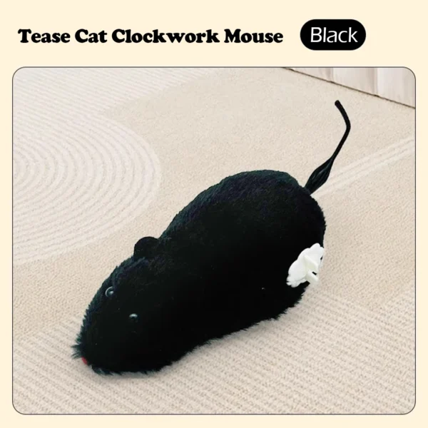 Cat Toys Clockwork Simulation Mouse No Batteries Durable Indoor Cat Hi-Lo Relieve Boredom Interactive Plush Toys Pet Toys - Image 7