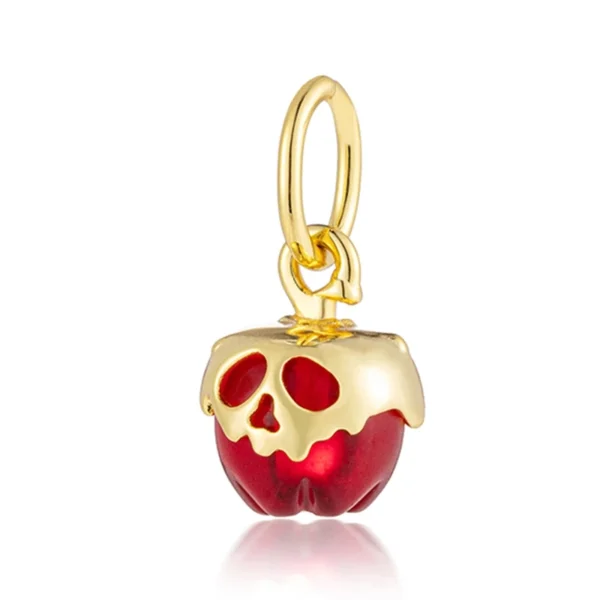 2025 NEW Sparking Gold Plated Charm Beads Fit Original 925 Silver Bracelet DIY Jewelry Gift Bow Double Heart Split Dangle - Image 12