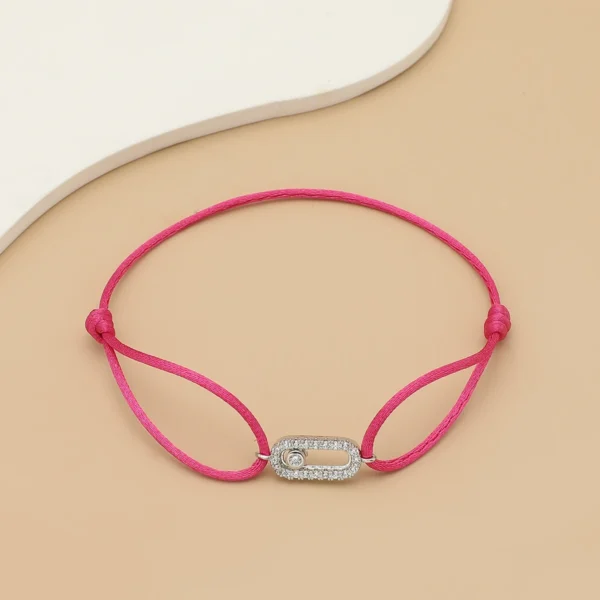 Adjusted Size Can Move Stone Multiple colors Rope Woven bracelet For Women And Men Fashion Jewelry 2024 New Bracelets Woman - Image 34
