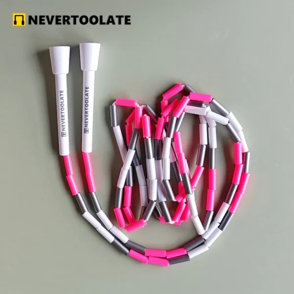 NEVERTOOLATE 4.5MM core 150 gram heavy beaded coach chris  2.9m hard bead beaded rope fitness freestyle skipping jump rope - Image 12