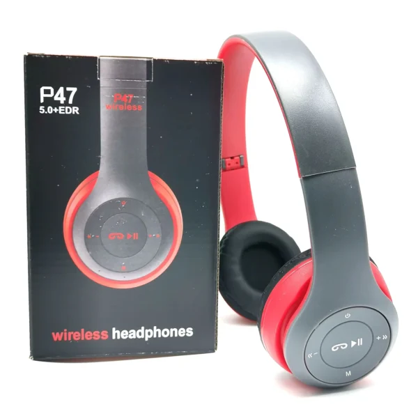 Stereo P47 Headset 5.0 Bluetooth Headset Folding Series Wireless Sports Game Headset for iPhone XiaoMi - Image 4
