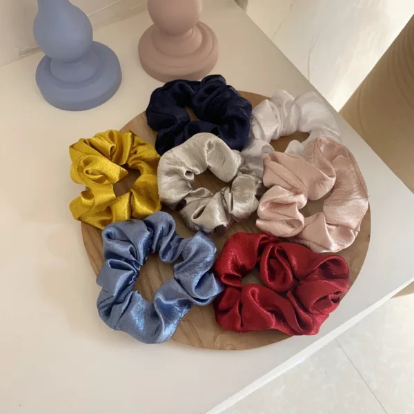 10PCS Women's Hair Ring Set Hair Accessories High Elasticity Leather Band Simple Temperament High Ponytail Durability New Style - Image 11