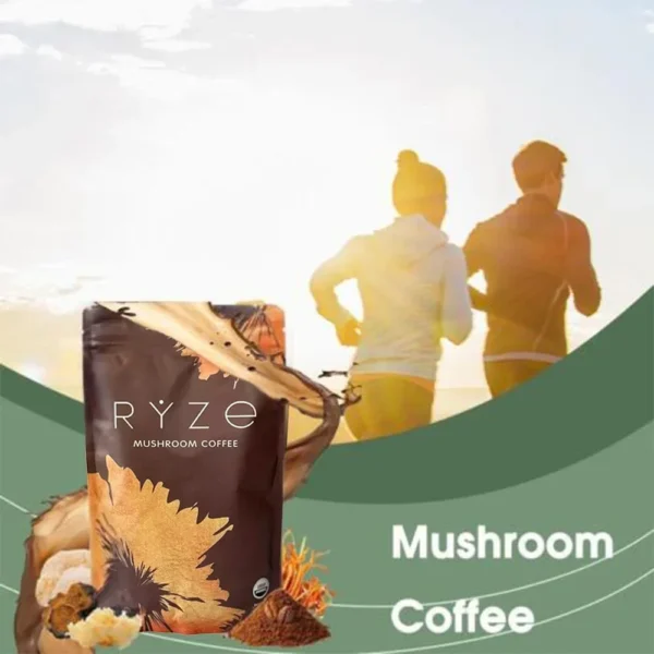 Organic Mushroom Coffee - Shiitake, Cordyceps, Supports Immune, Focus, Concentration, Stress, Digestion & Energy - 1 Pack - Image 6