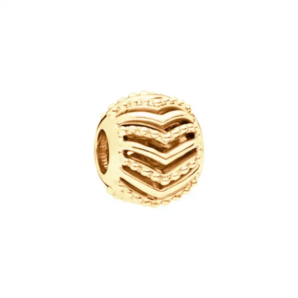 2025 NEW Sparking Gold Plated Charm Beads Fit Original 925 Silver Bracelet DIY Jewelry Gift Bow Double Heart Split Dangle - Image 27