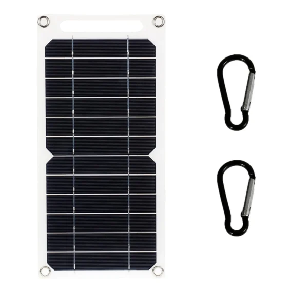 30W Solar Panel With USB Waterproof Outdoor Hiking And Camping Portable Battery Mobile Phone Charging Bank Charging Panel 6.8V - Image 7