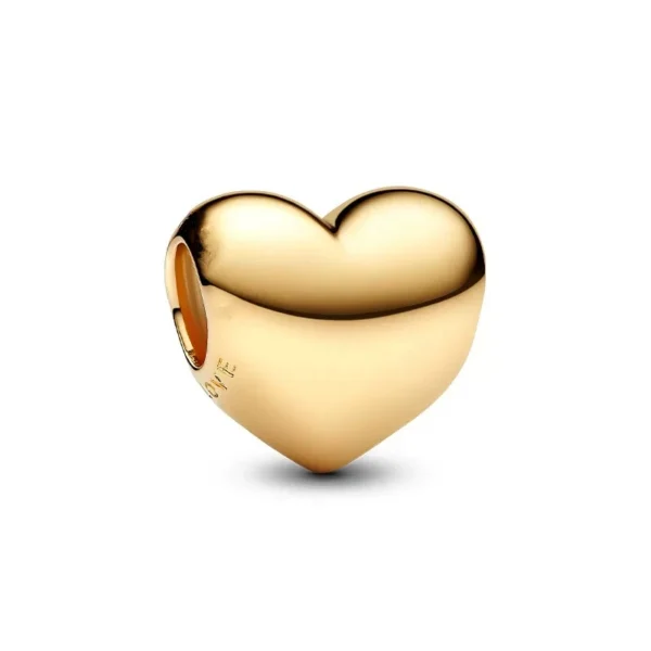 2025 NEW Sparking Gold Plated Charm Beads Fit Original 925 Silver Bracelet DIY Jewelry Gift Bow Double Heart Split Dangle - Image 25