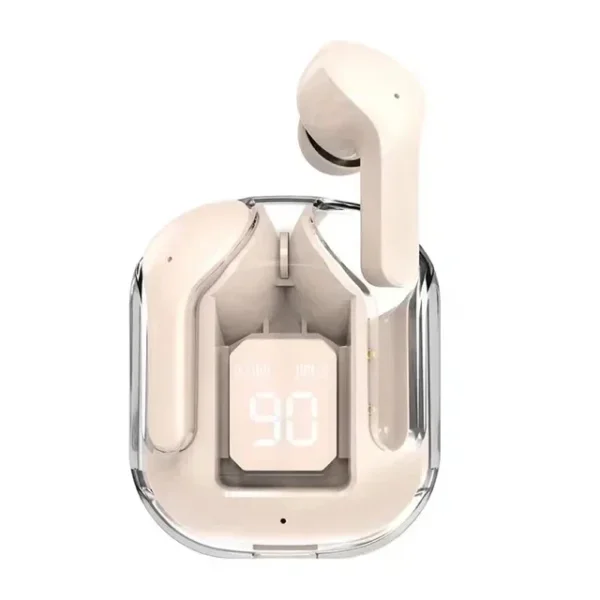 Original T2 Wireless Bluetooth Earphone Transparent HIFI Headphones LED Power Digital Display Stereo Sound Earphones for Xiaomi - Image 7
