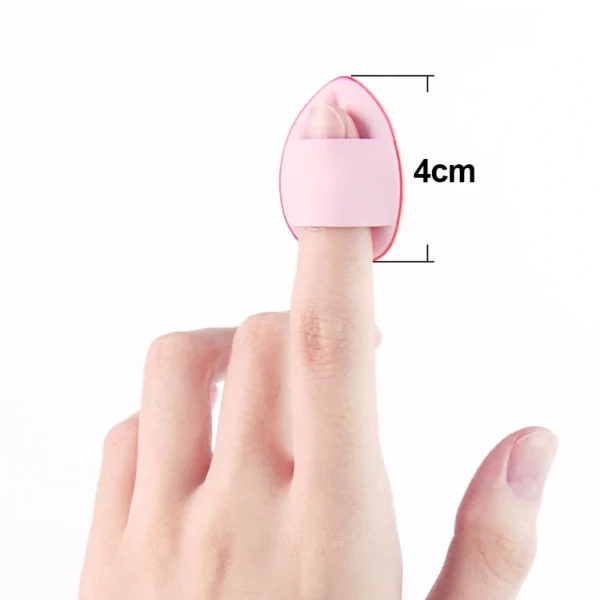 5/10Pcs Mini Finger Puff Foundation Small Air Cushion Powder Sponge Face Concealer BB Cream Cosmetic Applicator Makeup Tools - Image 3