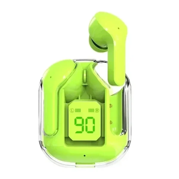 Original T2 Wireless Bluetooth Earphone Transparent HIFI Headphones LED Power Digital Display Stereo Sound Earphones for Xiaomi - Image 8
