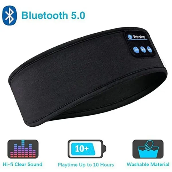 Fone Bluetooth Earphones Sports Sleeping Headband Elastic Wireless Headphones Music Eye Mask Wireless Bluetooth Headset Headband - Image 7