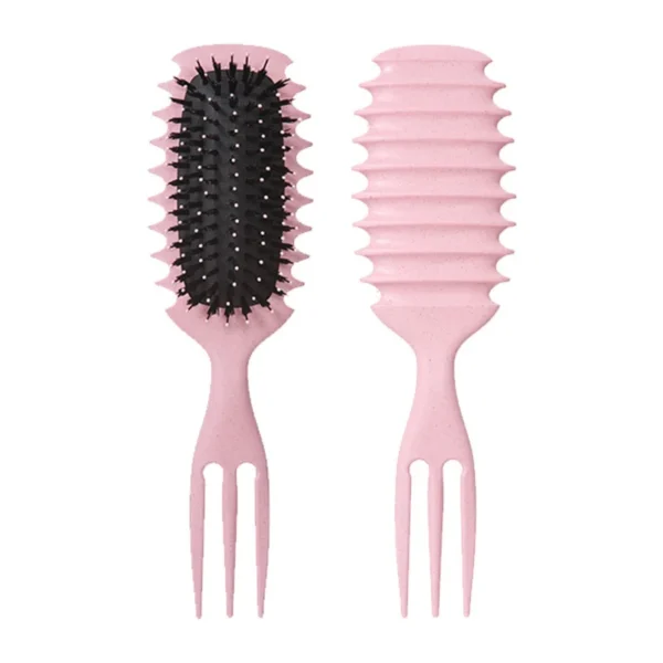 1PC Candy bursh Curly Hair Styling Brush: Defined Curls on Wet Hair- Nylon Bristles Detangling Volumizing Comb for All Hair Type - Image 14