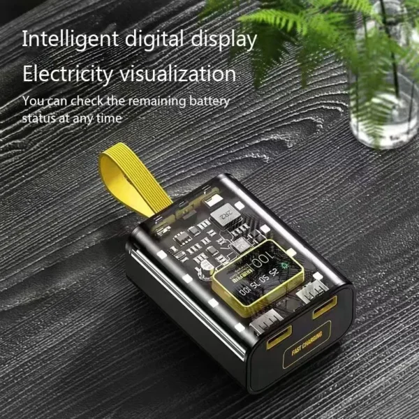 3*18650 Power Bank Cases Battery Storage Box Night Light Dual USB Charge DIY Shell for iPhone Xiaomi 18650 Battery Storage Box - Image 4