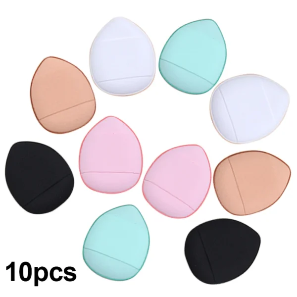 5/10Pcs Mini Finger Puff Foundation Small Air Cushion Powder Sponge Face Concealer BB Cream Cosmetic Applicator Makeup Tools - Image 17