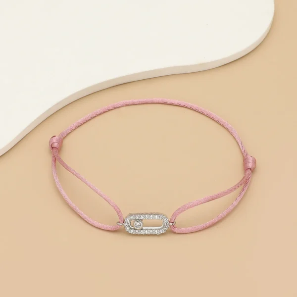 Adjusted Size Can Move Stone Multiple colors Rope Woven bracelet For Women And Men Fashion Jewelry 2024 New Bracelets Woman - Image 23