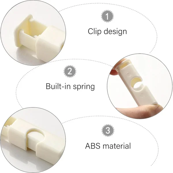 60-1Pcs Food Sealing Clips Bread Storage Bag Clips For Snack Wrap Bags Spring Clamp Reusable Kitchen Organization Sealing Clamp - Image 3