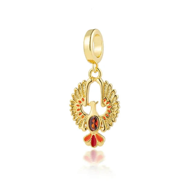 2025 NEW Sparking Gold Plated Charm Beads Fit Original 925 Silver Bracelet DIY Jewelry Gift Bow Double Heart Split Dangle - Image 22