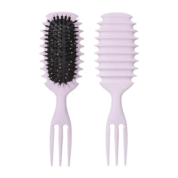 1PC Candy bursh Curly Hair Styling Brush: Defined Curls on Wet Hair- Nylon Bristles Detangling Volumizing Comb for All Hair Type - Image 11