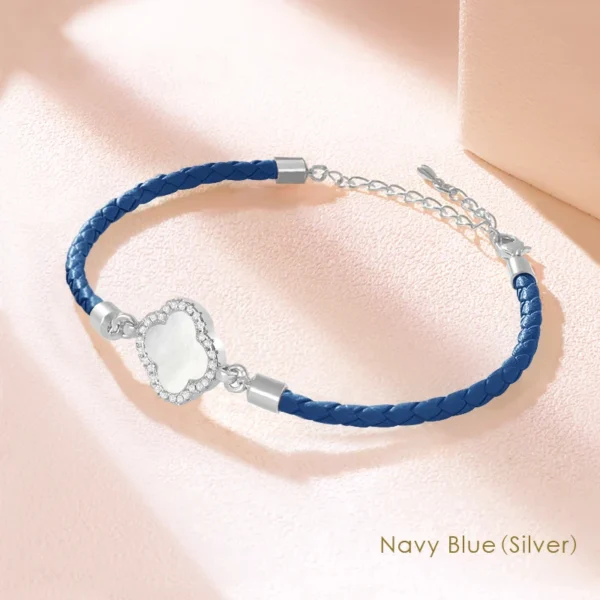 MOONLIGHT Classic Design Natural Shell Four-Leaf Clover Bracelet for Women Adjustable Charm Leather Bracelet Female Jewelry Gift - Image 29