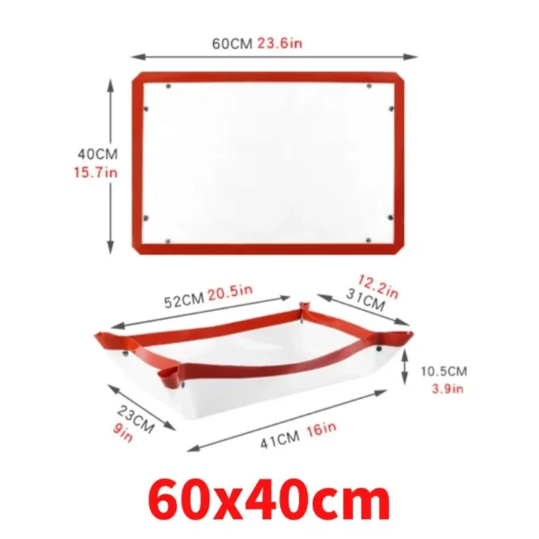 Silicone Baking Mat Kneading Pad Dough Mat Pizza Cake Dough Maker Kitchen Cooking Grill Non-Stick Gadgets Bakeware Pastry Mat - Image 15