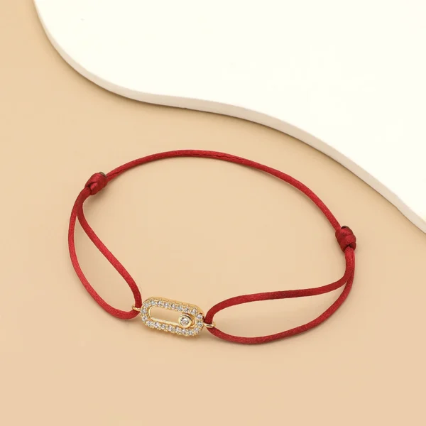 Adjusted Size Can Move Stone Multiple colors Rope Woven bracelet For Women And Men Fashion Jewelry 2024 New Bracelets Woman - Image 27