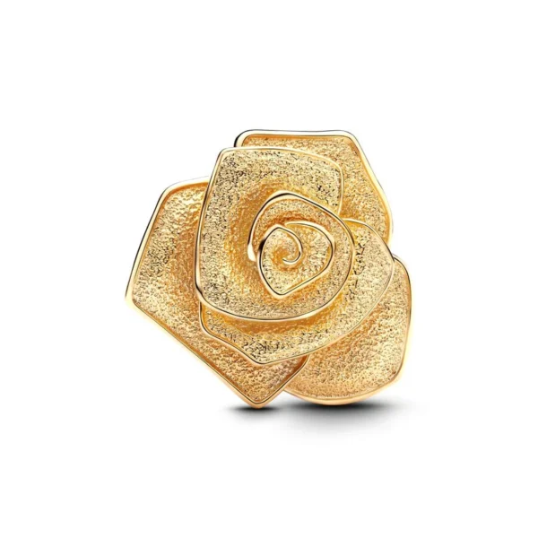 2025 NEW Sparking Gold Plated Charm Beads Fit Original 925 Silver Bracelet DIY Jewelry Gift Bow Double Heart Split Dangle - Image 40