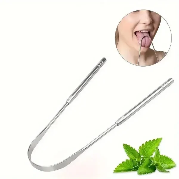 U-shaped Tongue Scraper Tongue Coating CleaningScraper Remove Bad Breath Bring Fresh Breath For Oral Suitable Men And Women - Image 2