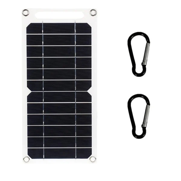 30W Solar Panel With USB Waterproof Outdoor Hiking And Camping Portable Battery Mobile Phone Charging Bank Charging Panel 6.8V - Image 6