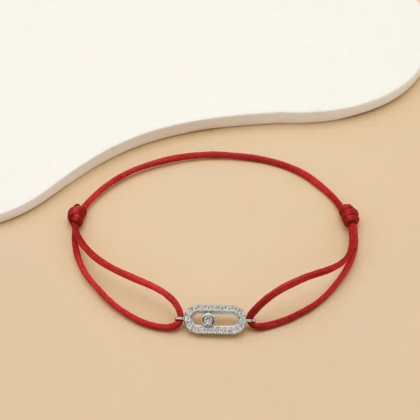 Adjusted Size Can Move Stone Multiple colors Rope Woven bracelet For Women And Men Fashion Jewelry 2024 New Bracelets Woman - Image 28
